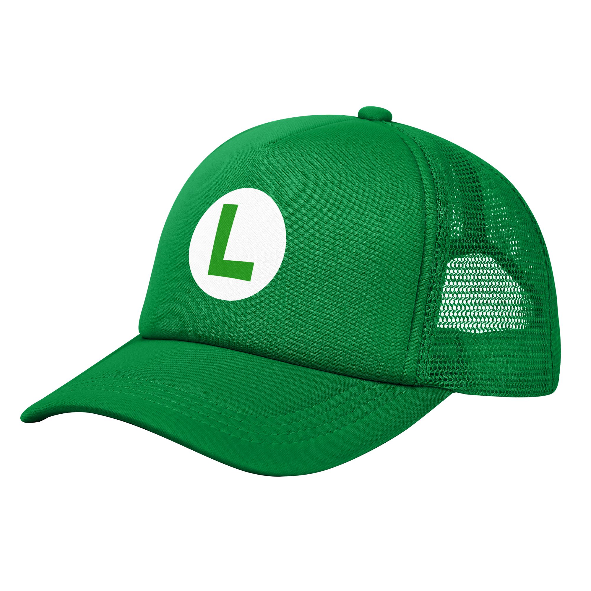 Trucker Cap Mesh - green L red m marioes Luigis