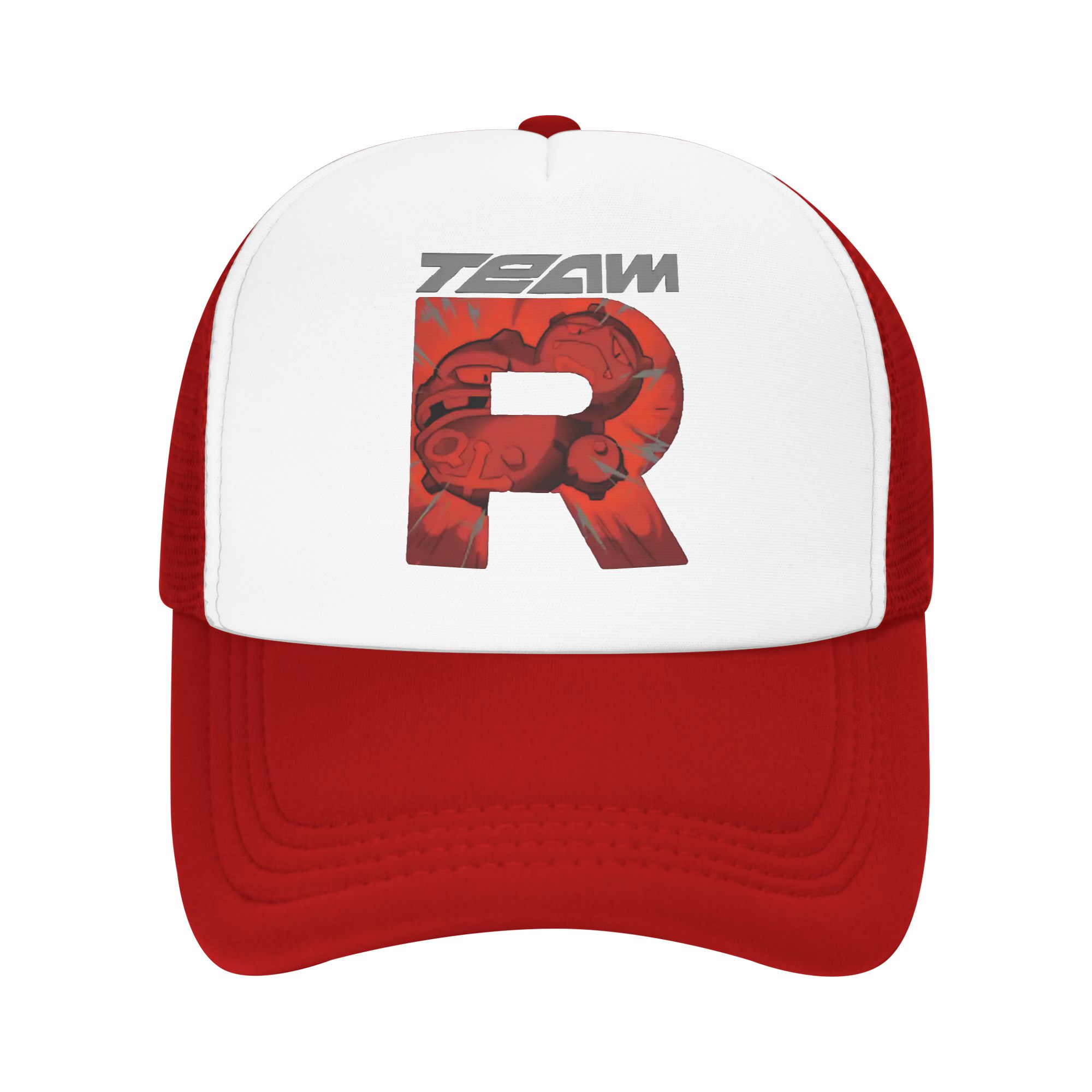 team rocket logo letter R POKE – обзор и цена Trucker Cap Mesh