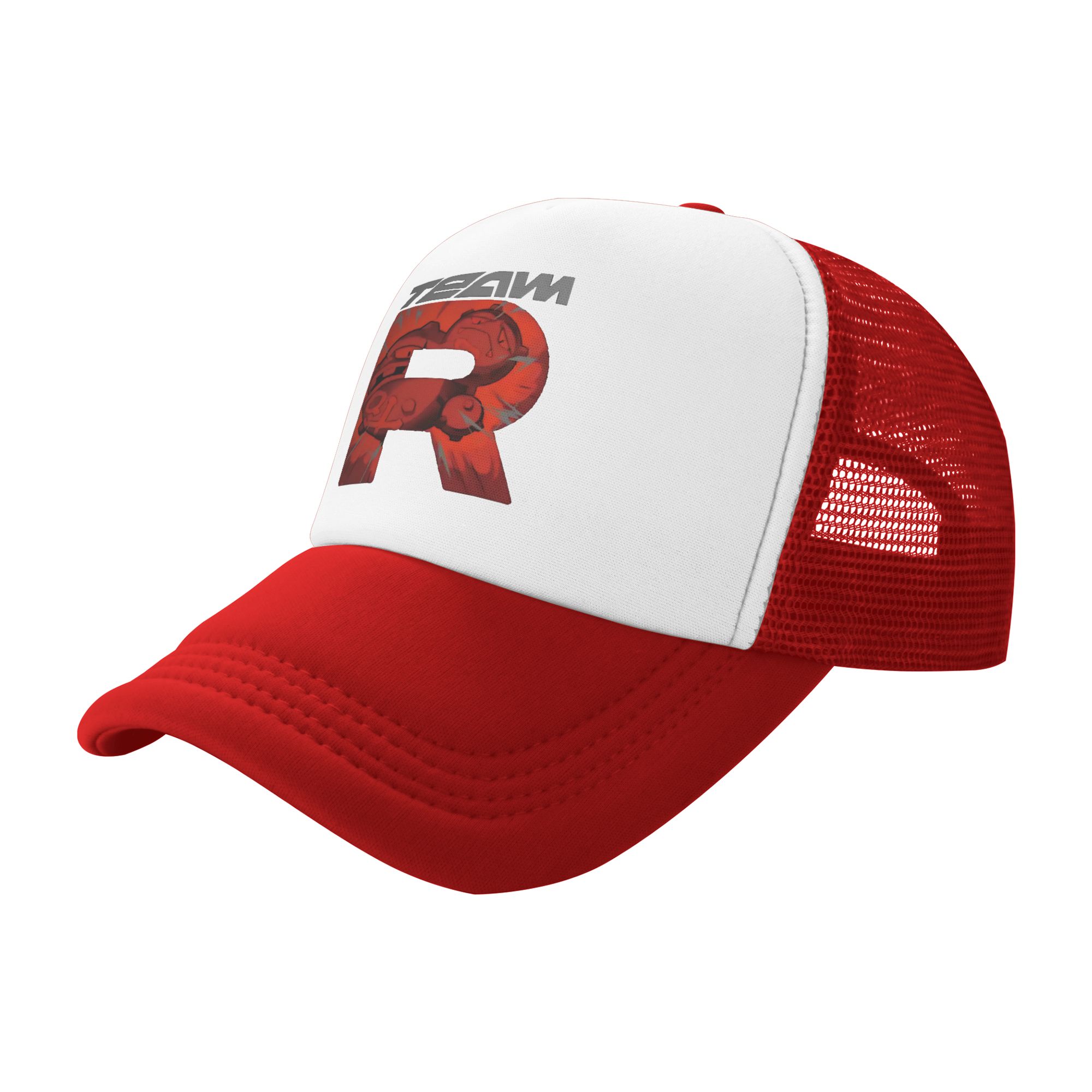 team rocket logo letter R POKE – обзор и цена Trucker Cap Mesh