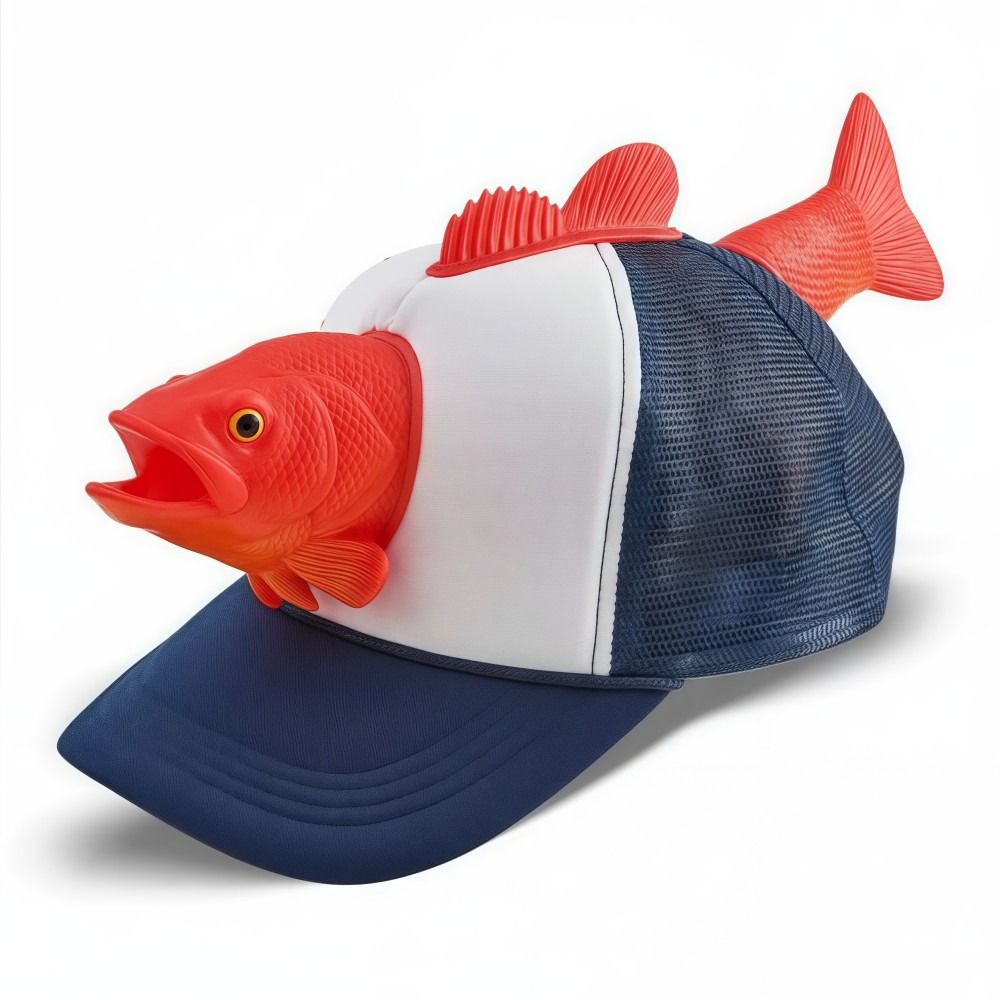 Funny 3D Fish Animal Trucker H – обзор и цена Trucker Cap Mesh