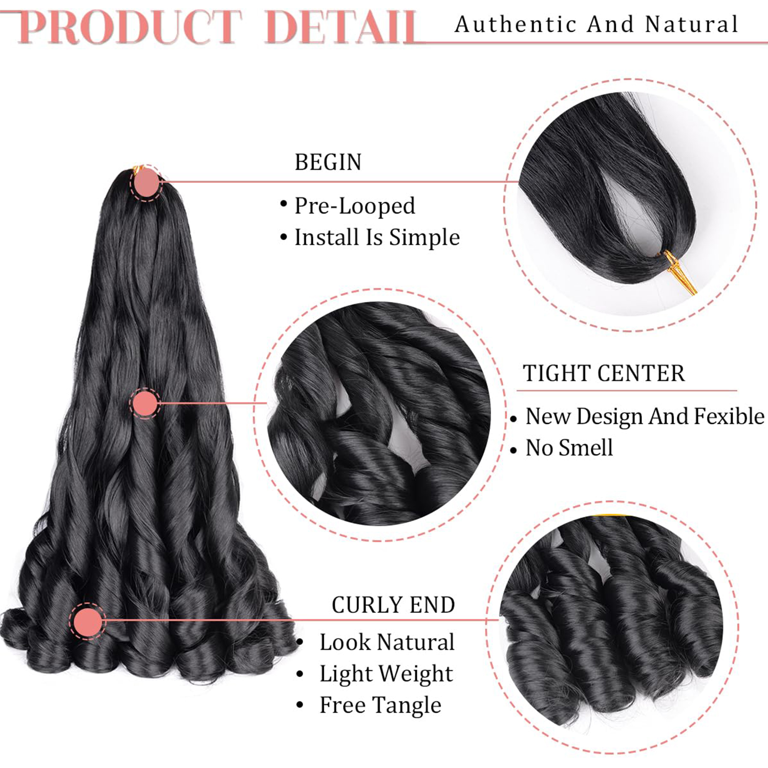 French Curly Braiding Hair 12/ – обзор и цена Beret French Wool