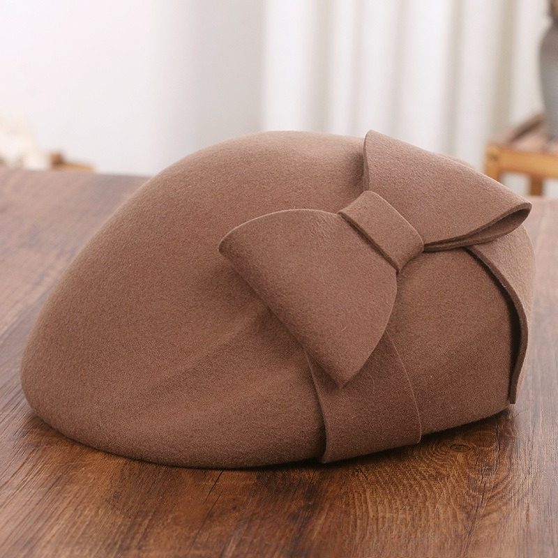 French Elegant Mesh-Bow Wool B – обзор и цена Beret French Wool
