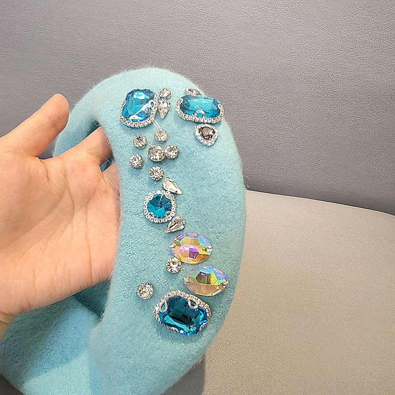 Stunning Rhinestone Wool Beret – обзор и цена Beret French Wool