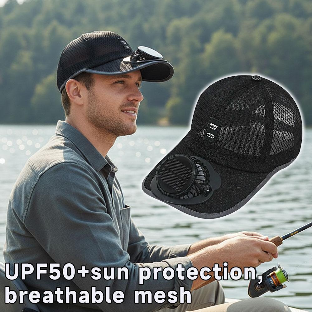 Mesh Baseball Hat With Solar P – обзор и цена Golf Cap Dad