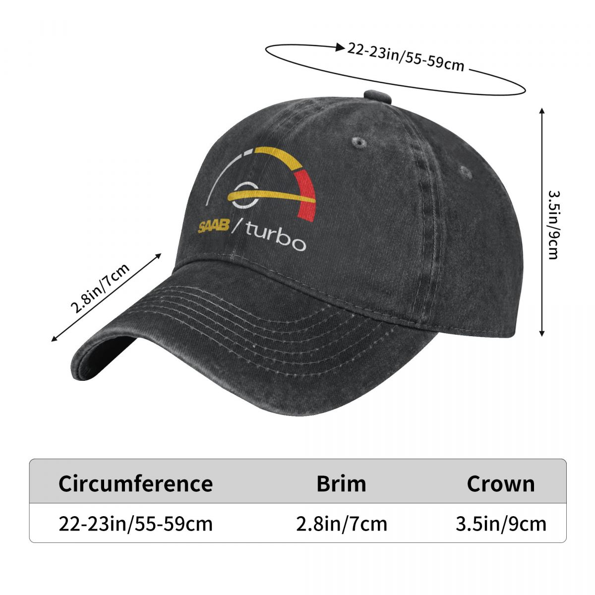 Washed Men's Baseball Cap Turb – обзор и цена Golf Cap Dad