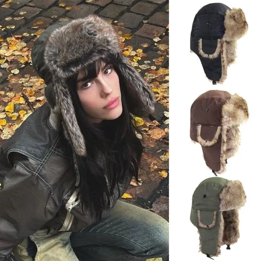 1PC Winter Trapper Aviator Tro – обзор и цена Trapper Hat Ear Flap