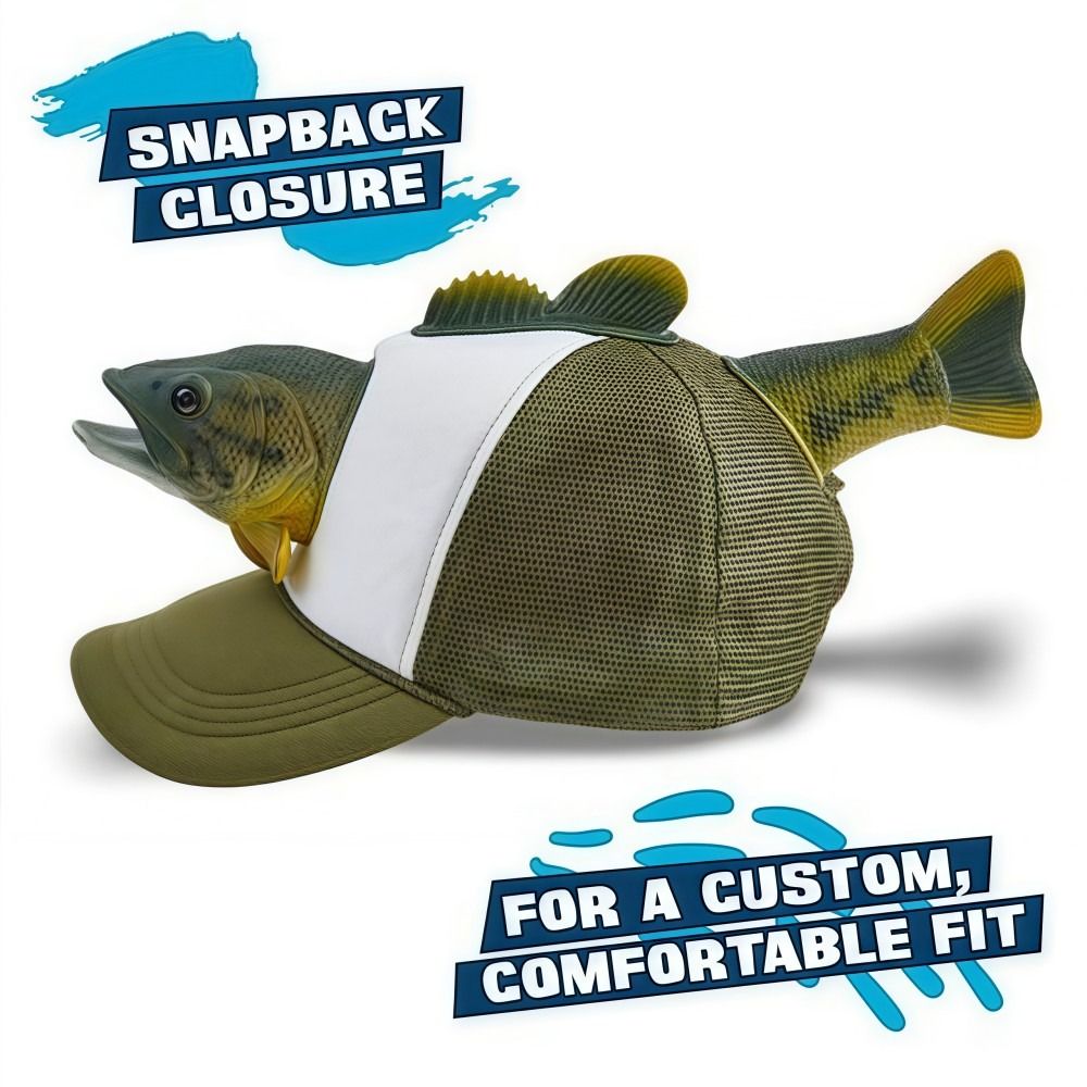 Funny 3D Fish Animal Trucker H – обзор и цена Trucker Cap Mesh