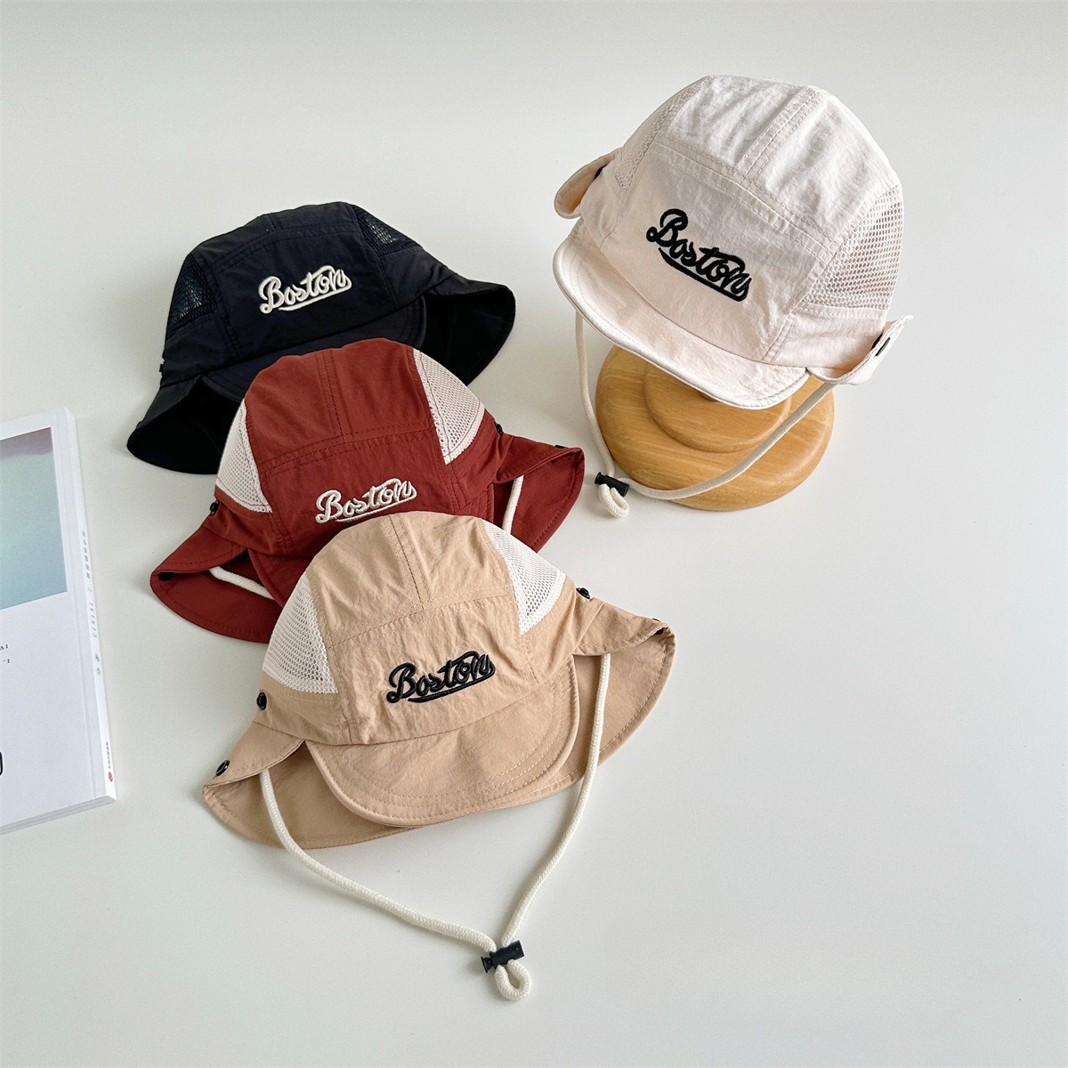 Letter Embroidered Baby Sun Ha – обзор и цена Bucket Hat Cotton