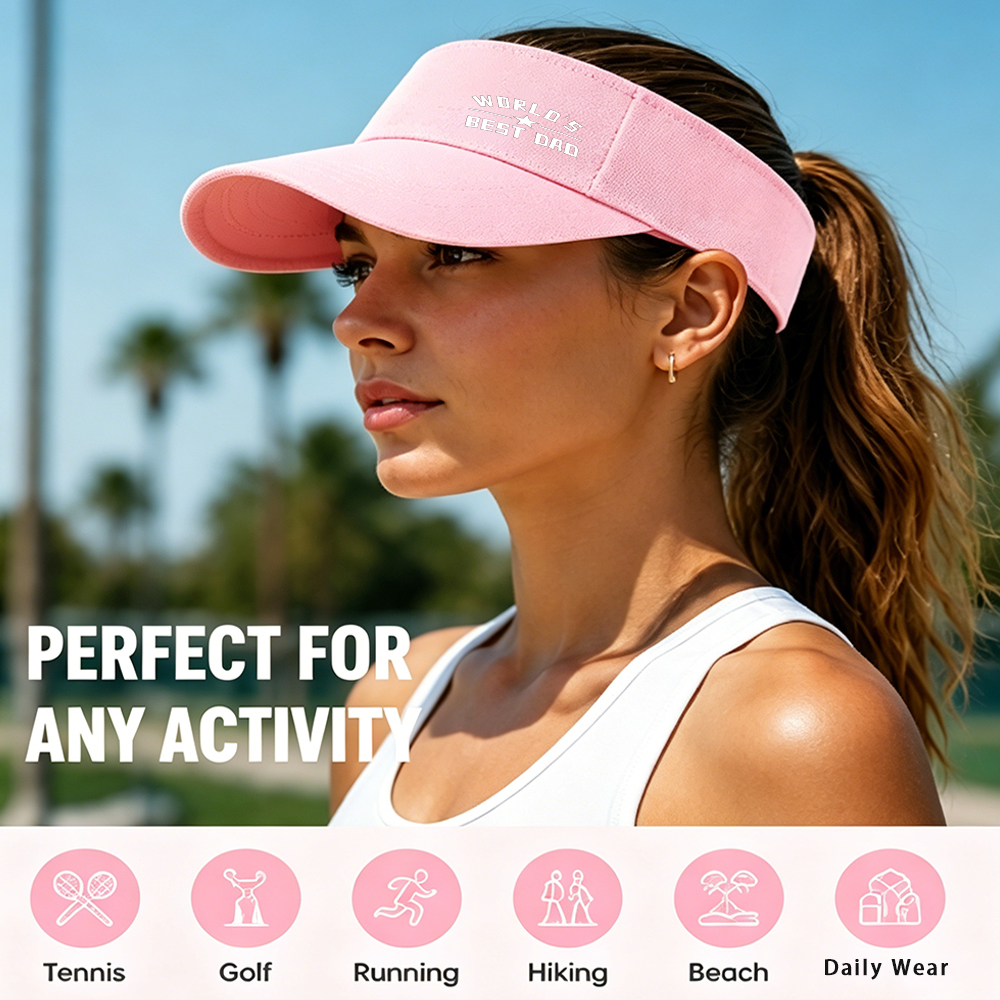 1PC Pink Unisex World's Best D – обзор и цена Golf Cap Dad