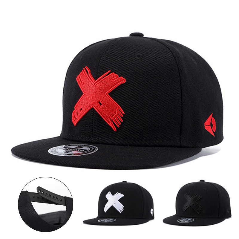 Letter X 3D Embroidered Flat-B – обзор и цена Snapback Hat Flat