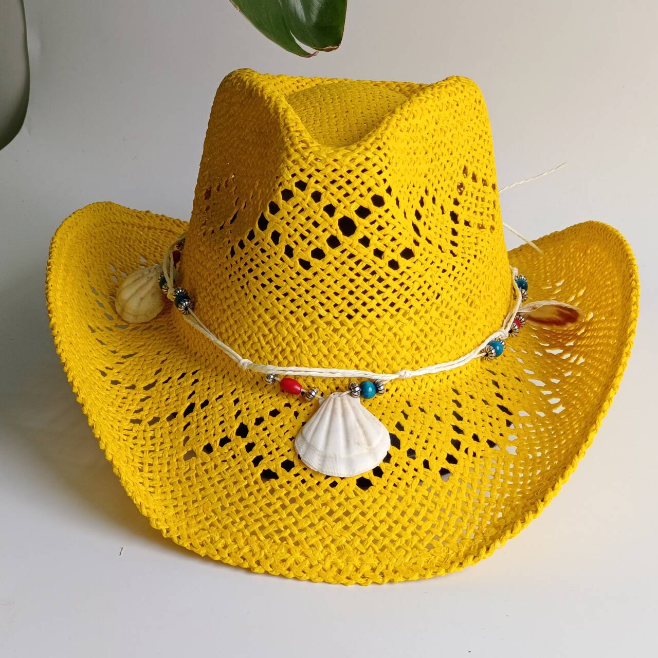 Bright yellow Cowboy Straw Hat – обзор и цена Cowboy Hat Straw