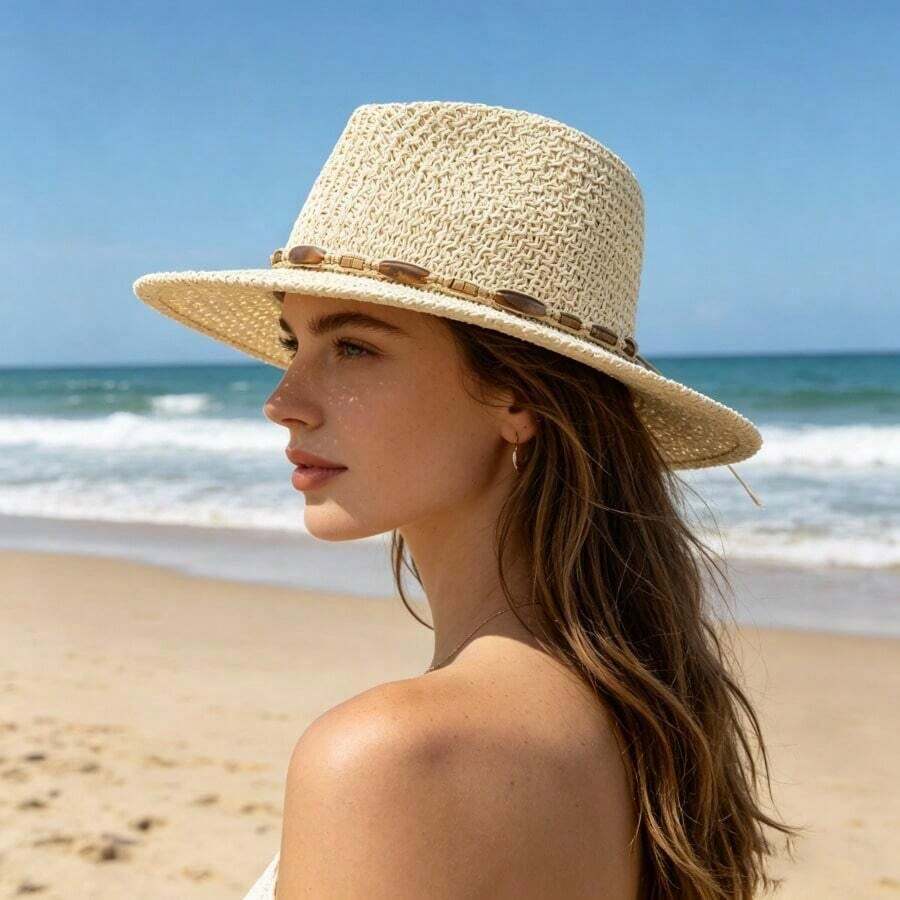 Wide Brim Straw Hat For Women  – обзор и цена Sun Hat Wide Brim