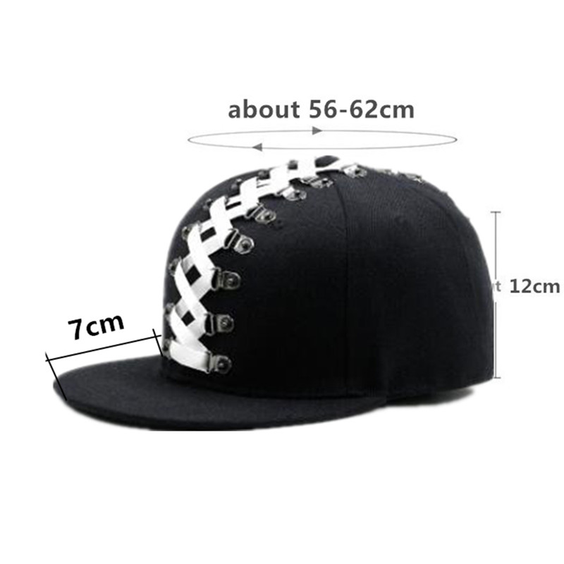XdanqinX Novelty Punk Style Hi – обзор и цена Snapback Hat Flat