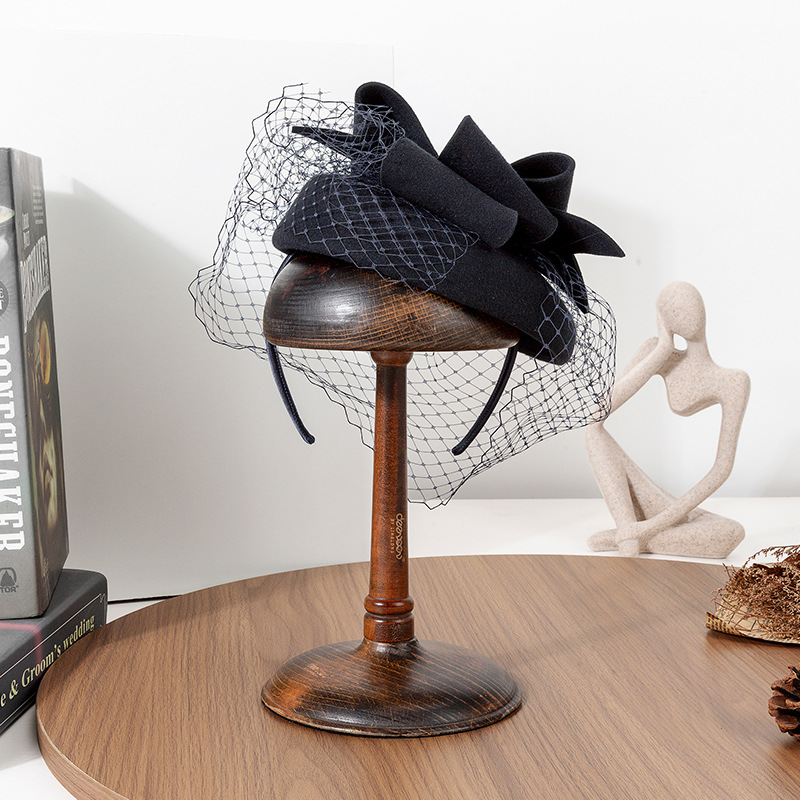 French Black Beret Fascinator  – обзор и цена Beret French Wool