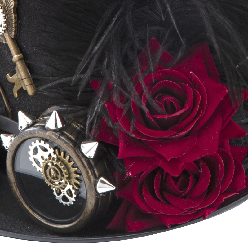 Y166 Vintage Steampunk Hat Top – обзор и цена Fedora Hat Wool