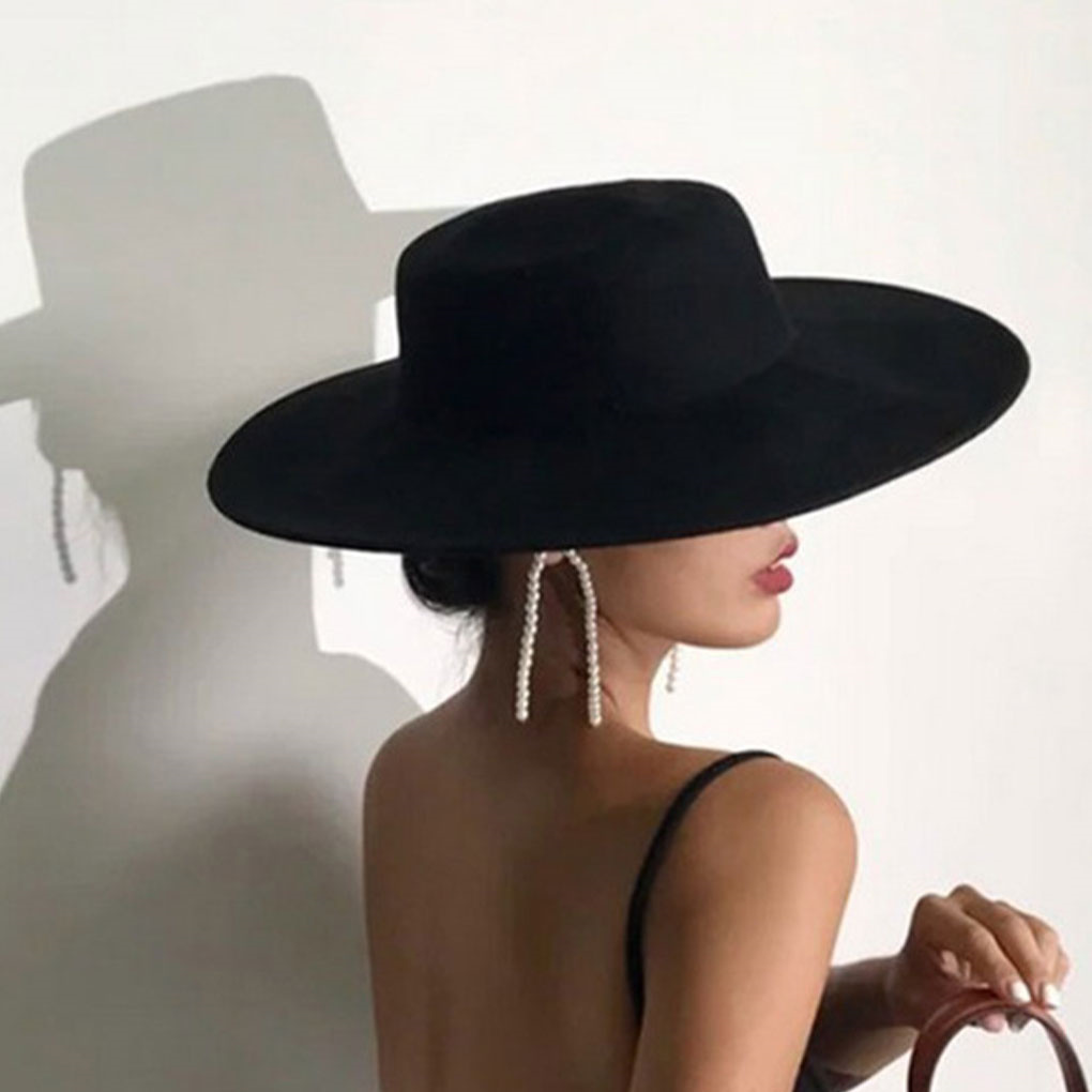 French Ladies Fedoras Top Bow  – обзор и цена Fedora Hat Wool