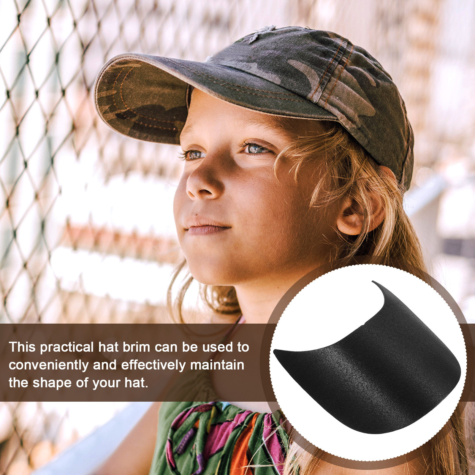 10Pcs Plastic Hat Brim Insert  – обзор и цена Visor Sun Hat