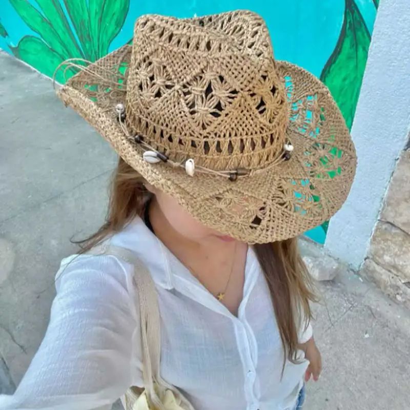 Summer Straw Hat Beach Women M – обзор и цена Cowboy Hat Straw