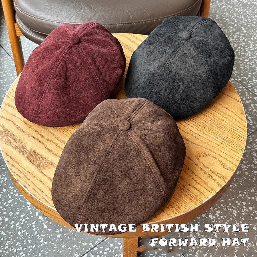 Vintage Suede Newsboy Cap Men  – обзор и цена Newsboy Cap Ivy