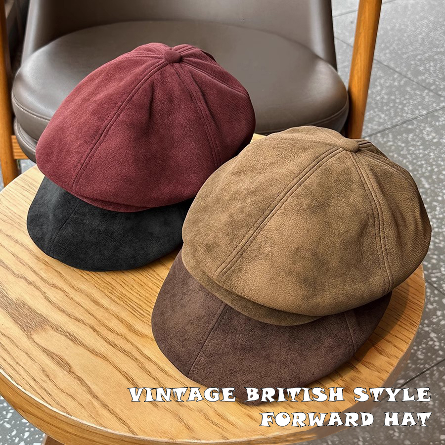Vintage Suede Newsboy Cap Men  – обзор и цена Newsboy Cap Ivy