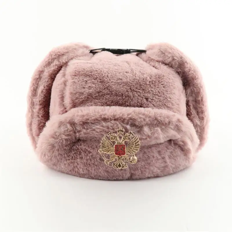 Soviet Badge Ushanka Men&Women – обзор и цена Trapper Hat Ear Flap