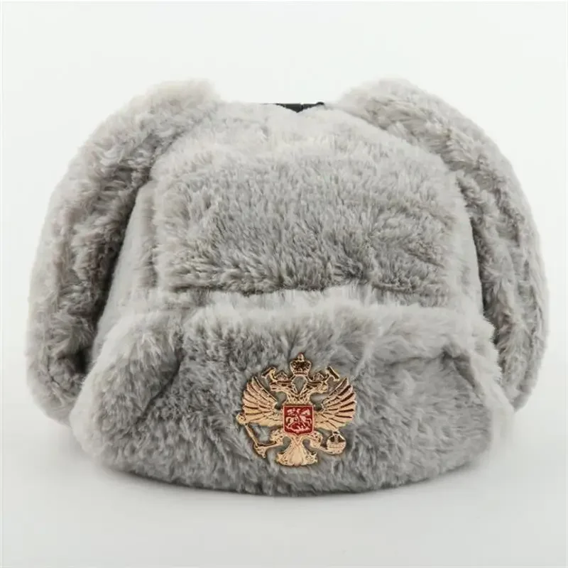 Soviet Badge Ushanka Men&Women – обзор и цена Trapper Hat Ear Flap