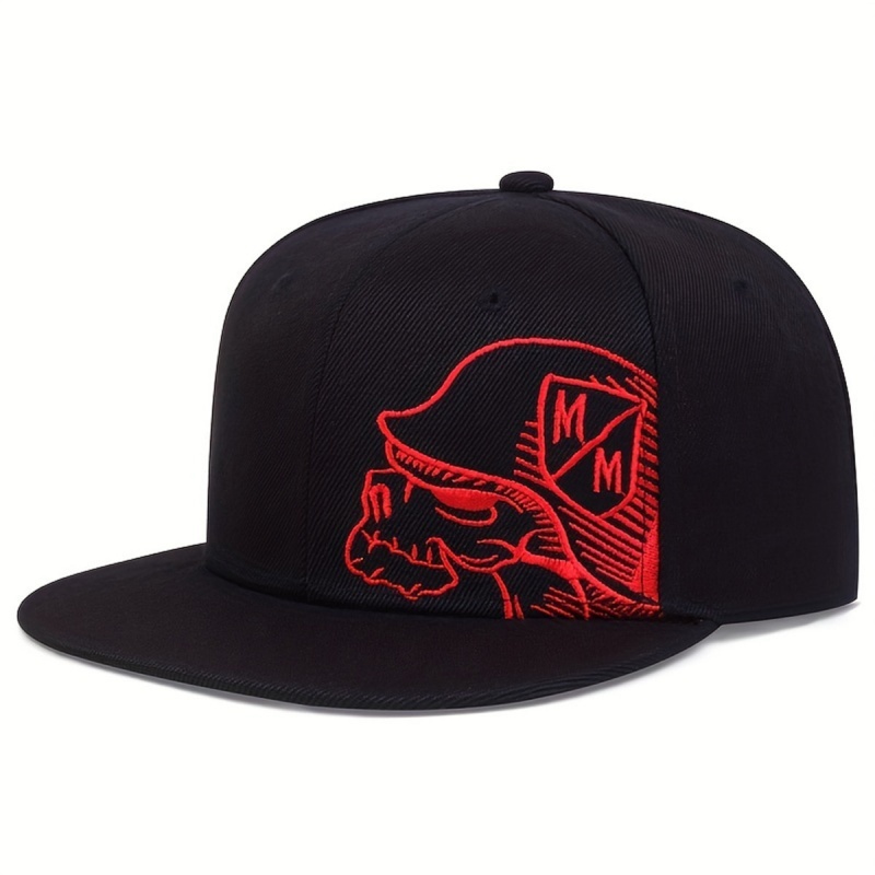 Unisex Skeleton Embroidery Bas – обзор и цена Snapback Hat Flat
