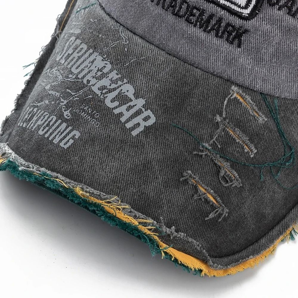 Outdoor Washed Denim Letters B – обзор и цена Dad Hat Cotton