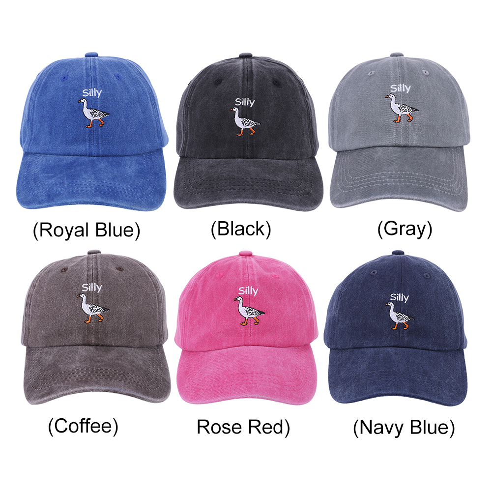 Embroidered Silly Goose Baseba – обзор и цена Dad Hat Cotton