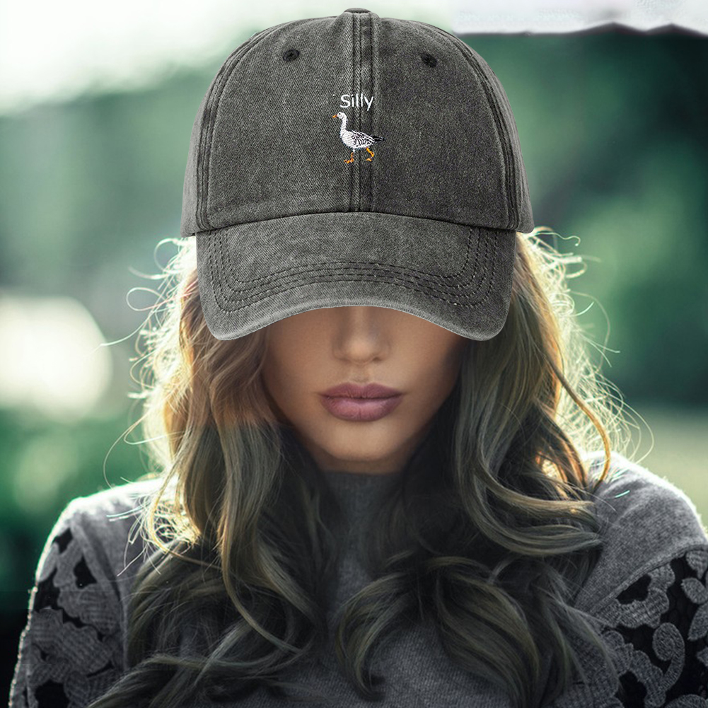 Embroidered Silly Goose Baseba – обзор и цена Dad Hat Cotton