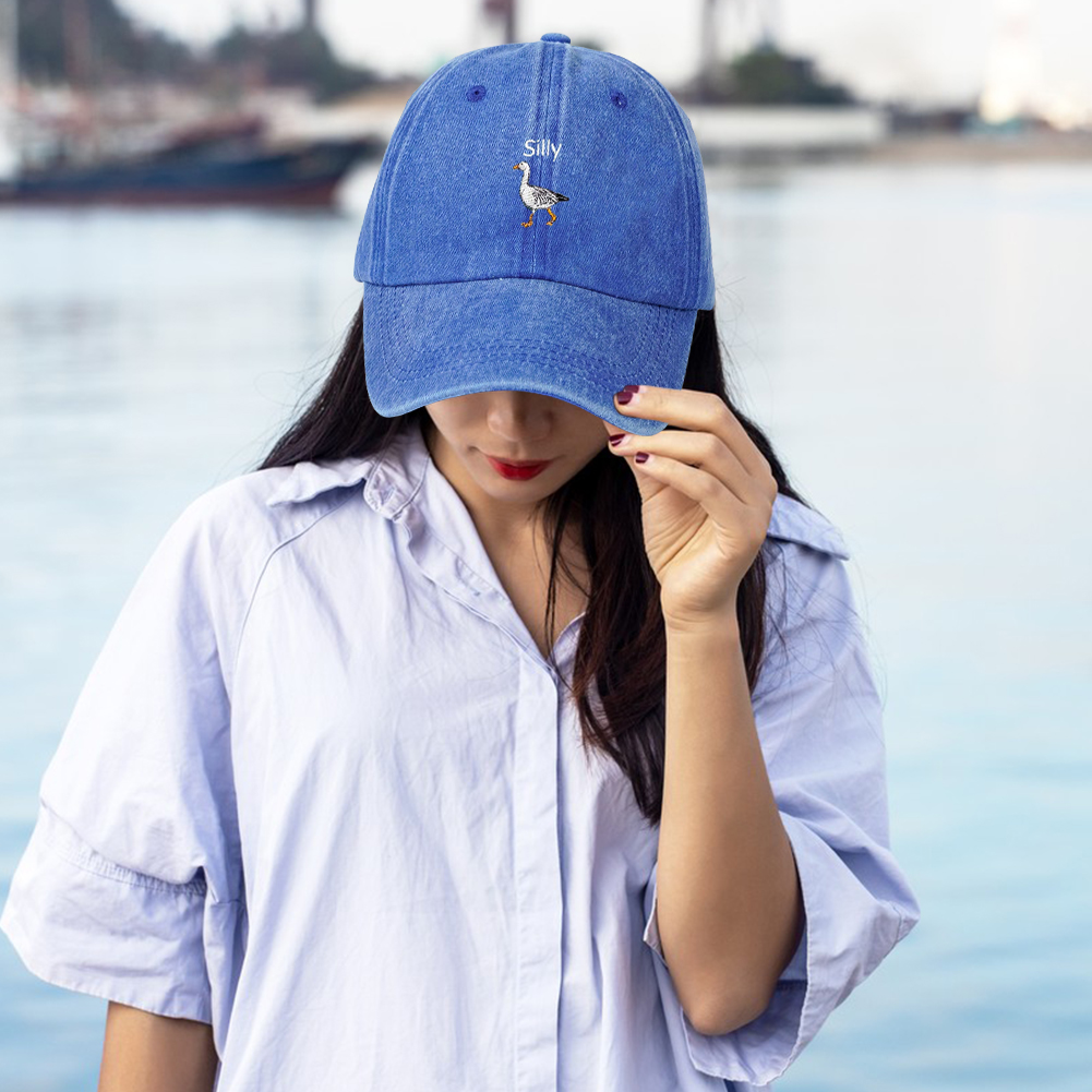 Embroidered Silly Goose Baseba – обзор и цена Dad Hat Cotton