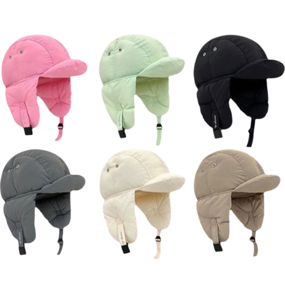 Solid Color Padded Bomber Hats – обзор и цена Trapper Hat Ear Flap