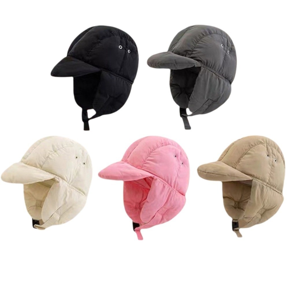 Solid Color Padded Bomber Hats – обзор и цена Trapper Hat Ear Flap