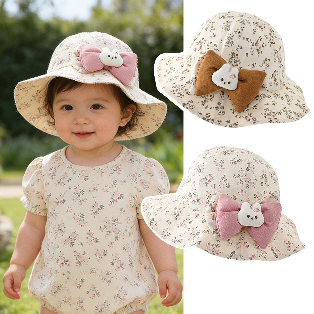 Baby Ruffle Brim Basin Cap Spr – обзор и цена Bucket Hat Cotton