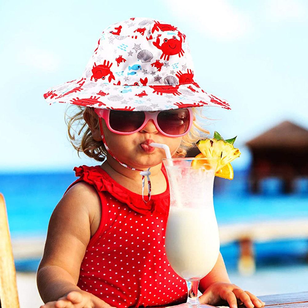 Summer Boys Girls Neck Ear Cov – обзор и цена Sun Hat Wide Brim