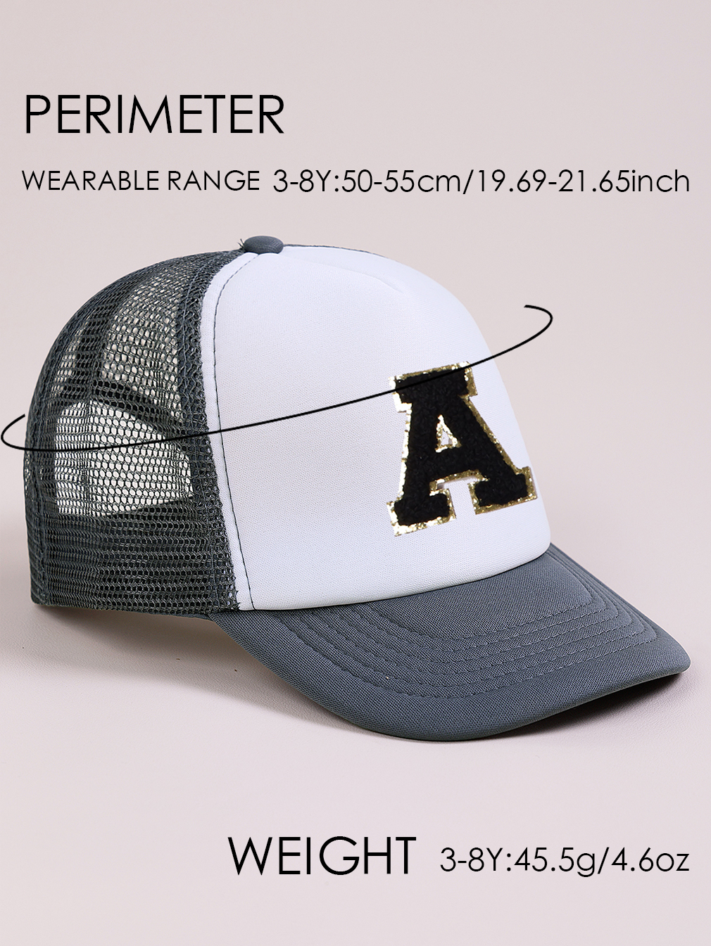 1pc Gray Hat With 26-Letter Pa – обзор и цена Visor Sun Hat