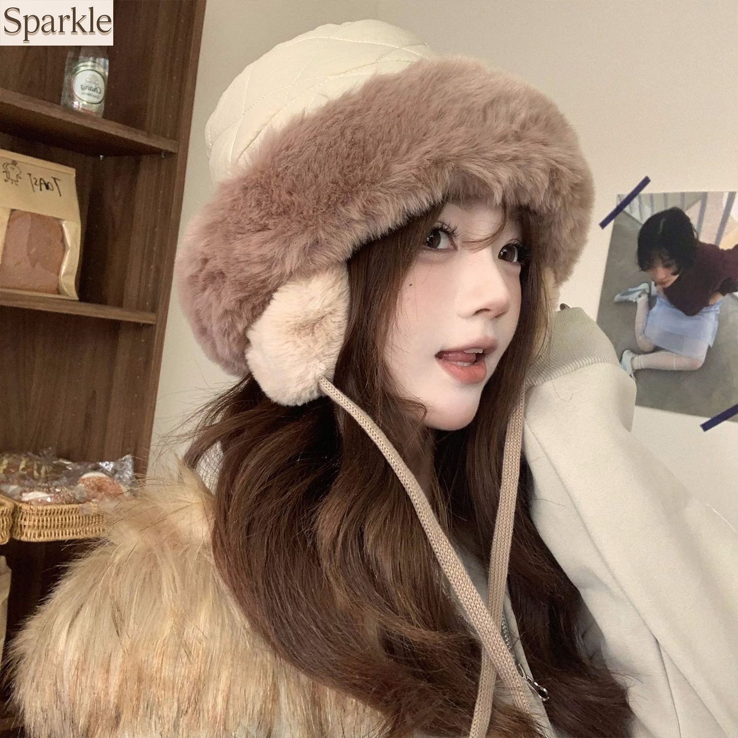 Women's Winter Quilted Faux Fu – обзор и цена Trapper Hat Ear Flap