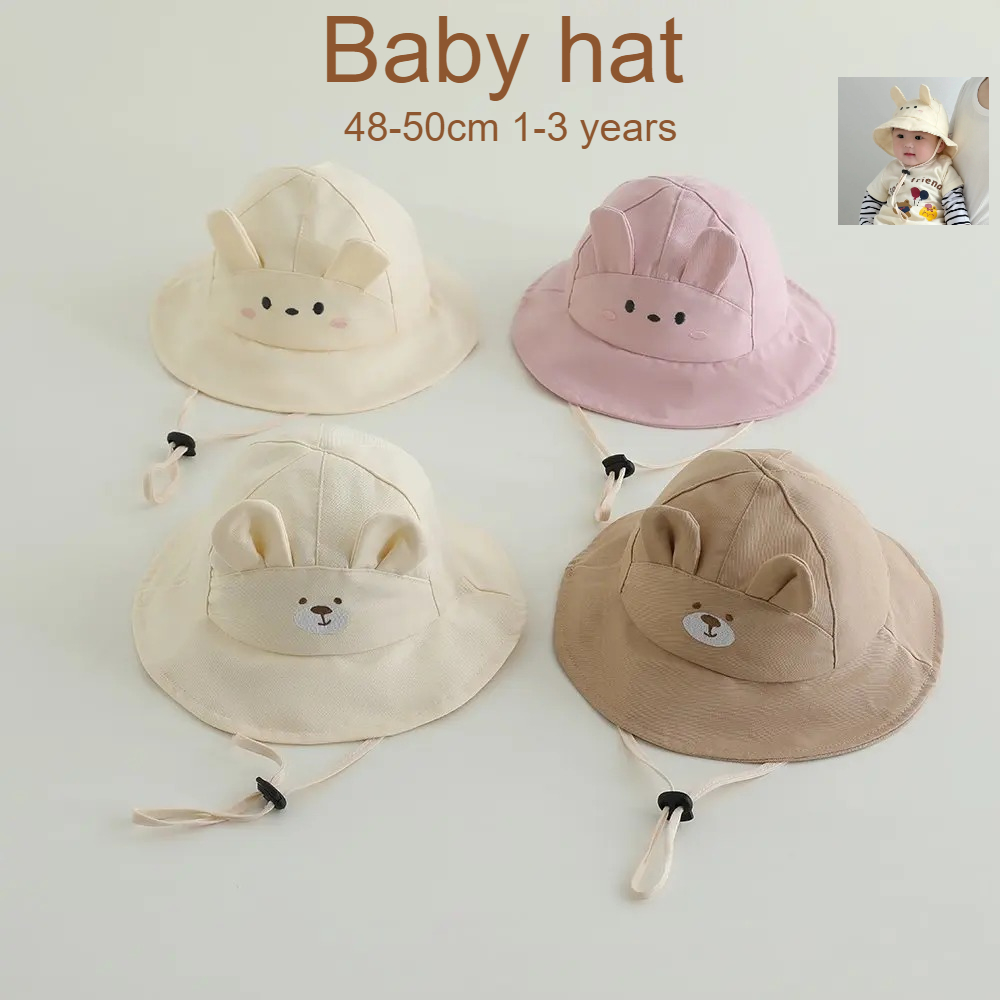 Baby Girls Sun Hat 48-50cm Cot – обзор и цена Bucket Hat Cotton