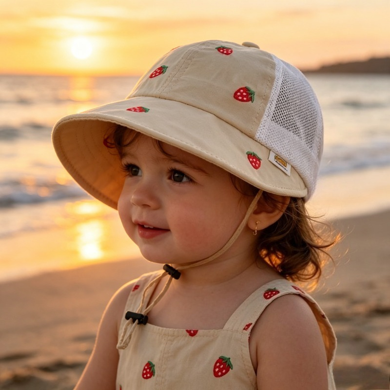 Baby Kids Summer Sun Hat 48-50 – обзор и цена Bucket Hat Cotton