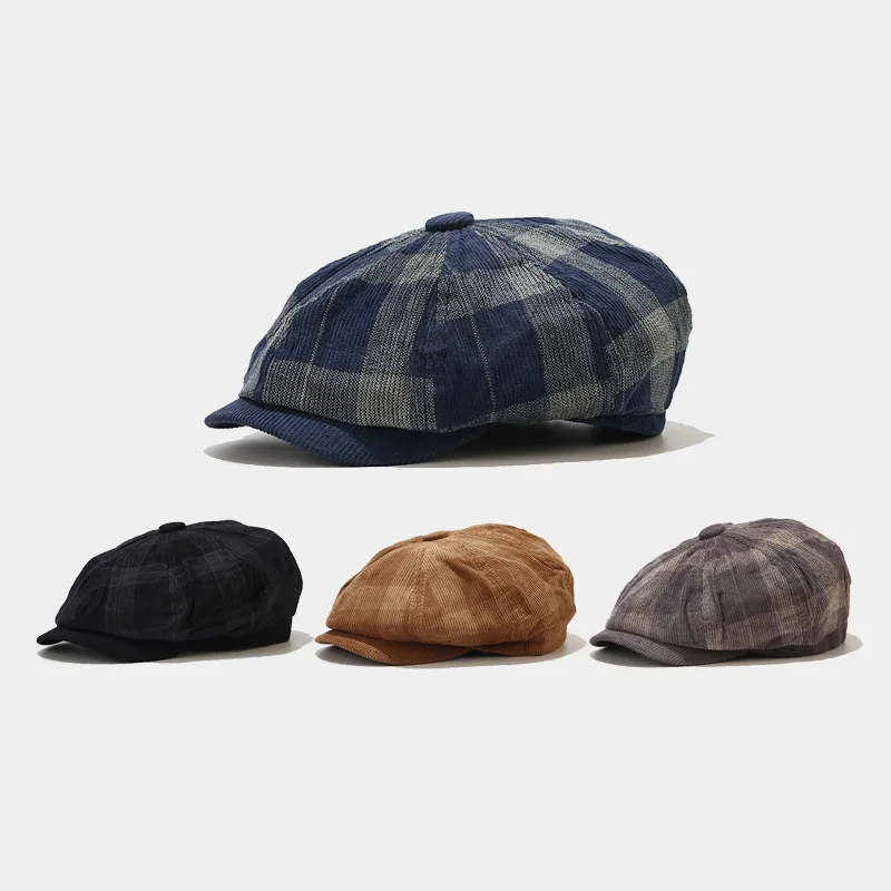 Corduroy Men Women Youth Boy G – обзор и цена Newsboy Cap Ivy