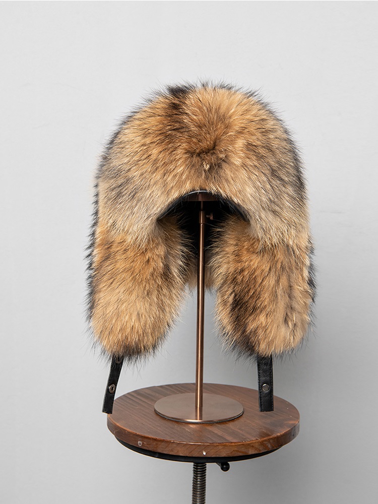 100% Real Fox Fur Hats Women's – обзор и цена Trapper Hat Ear Flap