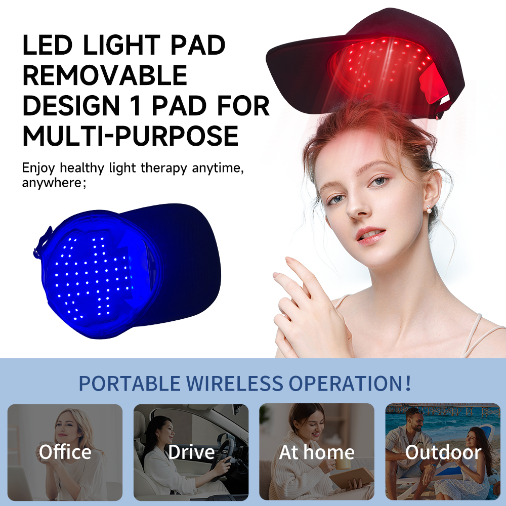 660nm&850nm Red Light Therapy  – обзор и цена Snapback Hat Flat