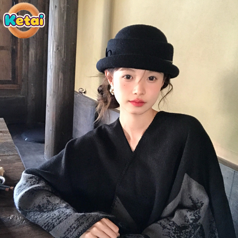 Black Wool Top Hat Beret Women – обзор и цена Beret French Wool