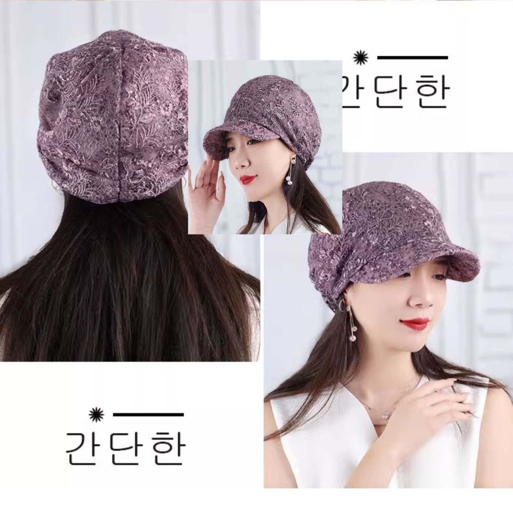 Hollow Out Flower Beanie Cap B – обзор и цена Baseball Cap Structured