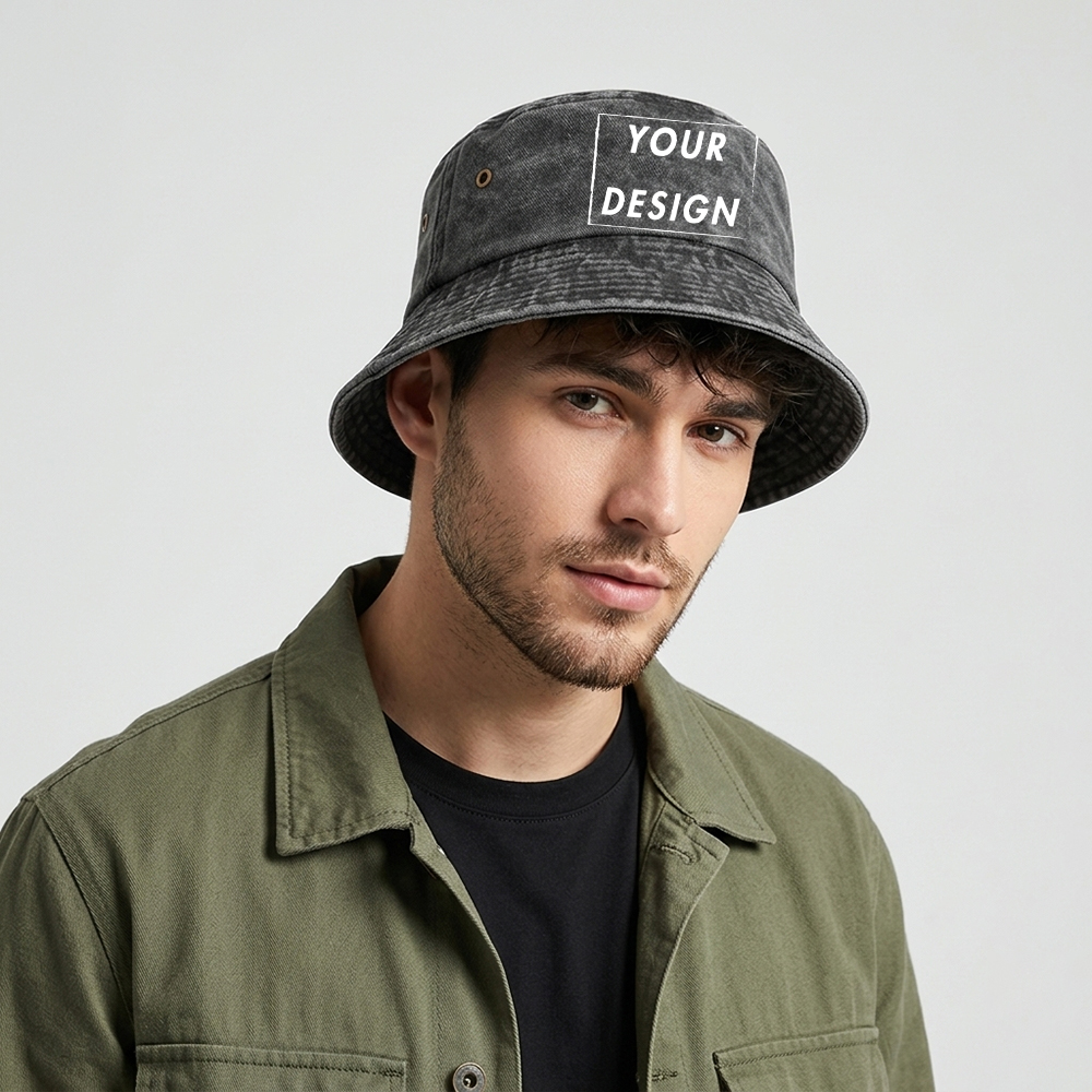 Custom Washed Vintage Bucket H – обзор и цена Bucket Hat Cotton