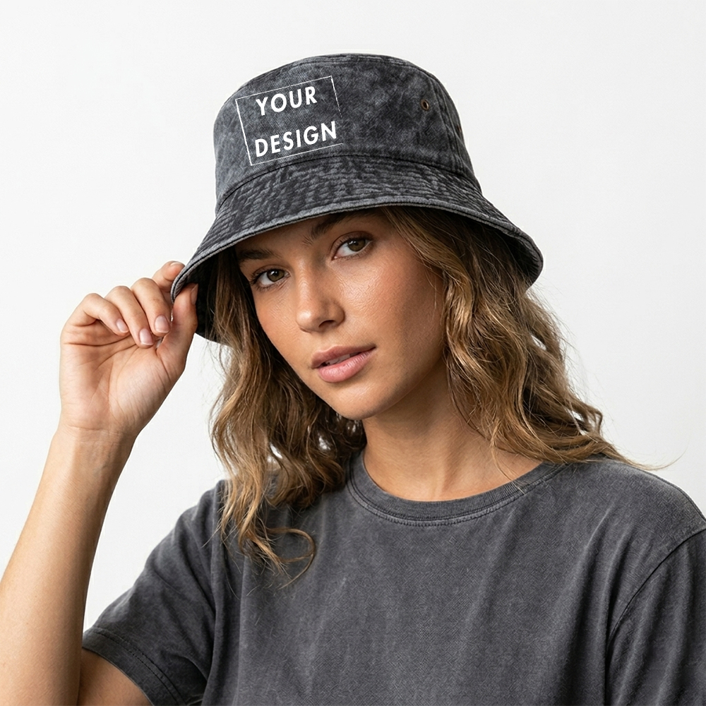 Custom Washed Vintage Bucket H – обзор и цена Bucket Hat Cotton