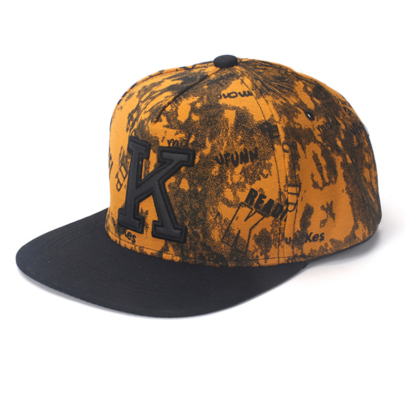K Letter Hip Hop Baseball Caps – обзор и цена Snapback Hat Flat